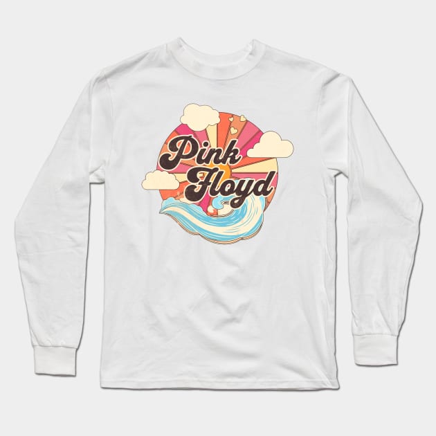 Pink Ocean Summer Long Sleeve T-Shirt by The Manny Cruz Show